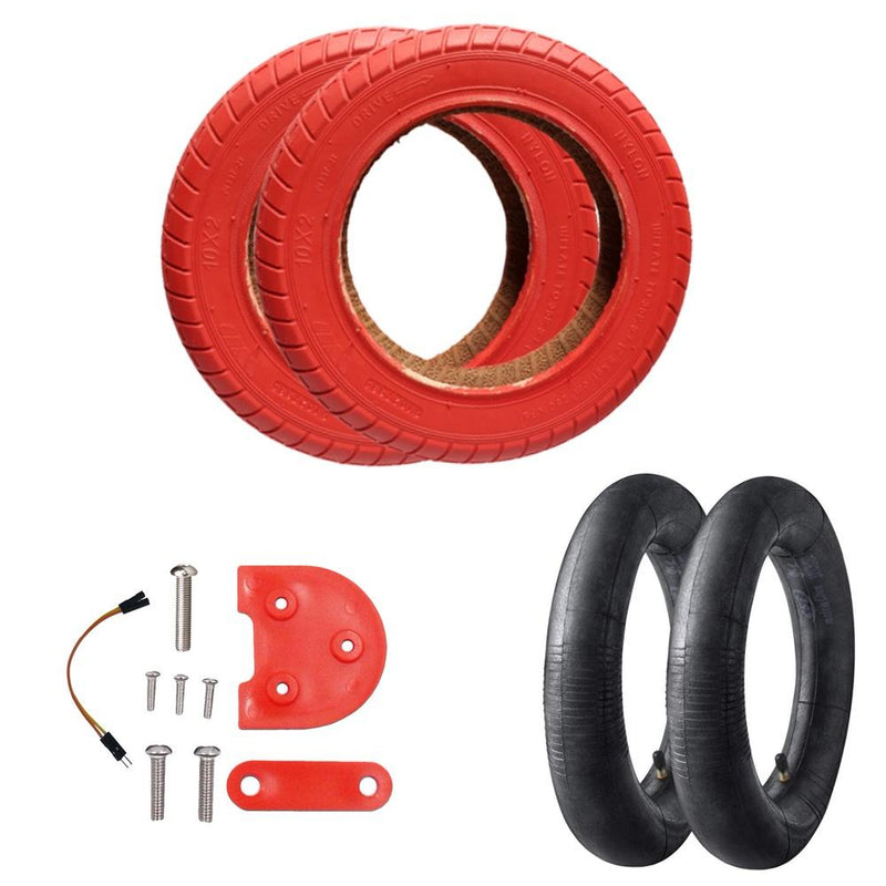 Xiaomi Tires 10 Inch Front And Back Red