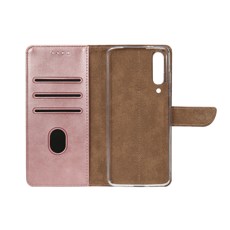 Rixus Bookcase For Samsung Galaxy A50 A505F Pink