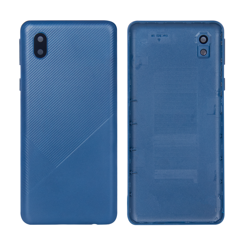 Samsung Galaxy A01 Core A013F Tapa Trasera Azul Con Lente (OEM)