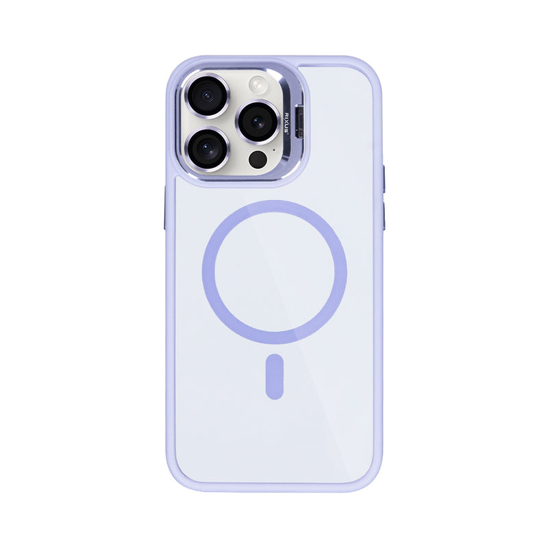 Rixus Classic 03 Case With MagSafe For iPhone 13 Pro Max Light Purple