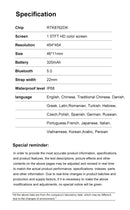 DTNO 1 DT3 Mate Smart Watch Silver