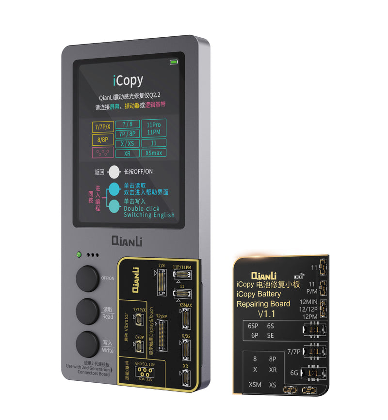 Qianli iCopy Plus 2.2 v2.2 Programmeur sans Lightning Board