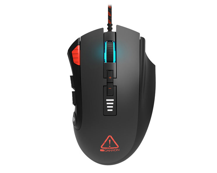 Canyon Souris de jeu GM-15 Merkava RGB 12 boutons Noir