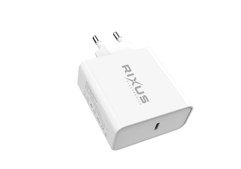 Cargador universal USB-C Rixus RXLC26 Blanco