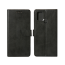 Rixus Bookcase For Samsung Galaxy A21s A217F Black