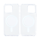 Rixus For iPhone 12 Pro Max Anti-Burst Case With Magsafe Transparent