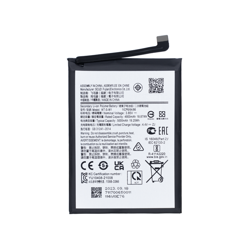 Samsung Galaxy A04 A045F, A04e A042F, A14 5G A146B Battery WT-S-W1 OEM