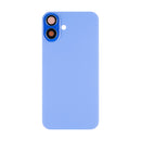For iPhone 16 Plus Extra Glass Without NFC, Enlarged Camera Frame Ultramarine