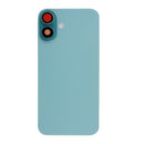 For iPhone 16 Extra Glass With NFC, Enlarged Camera Frame Teal