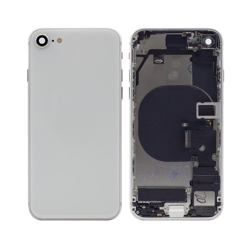 For iPhone SE (2020) Complete Housing Incl. All Small Parts Without Battery And Back Camera (White)