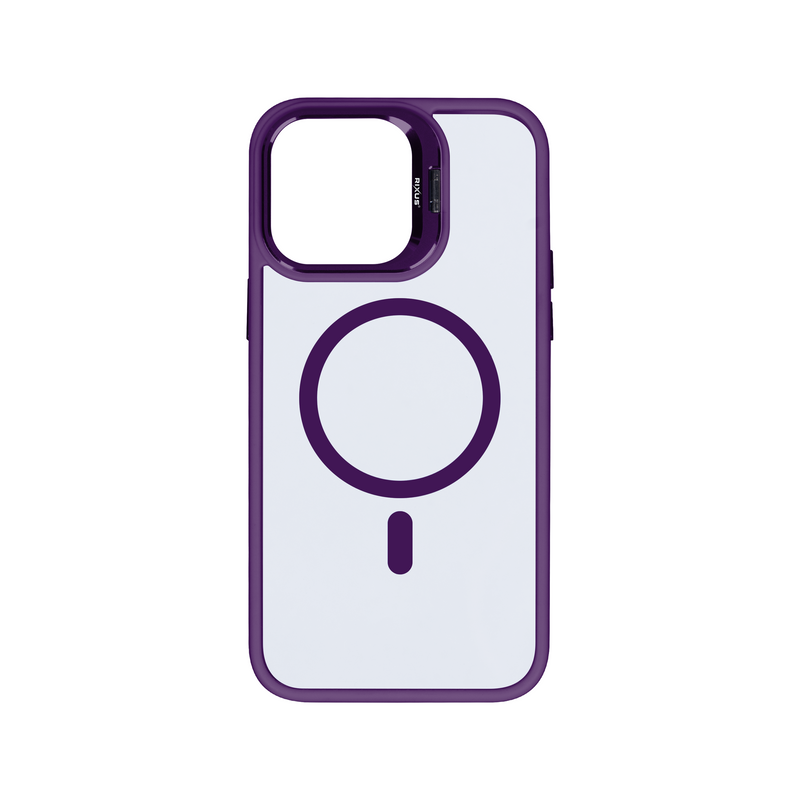 Rixus Classic 03 Case With MagSafe For iPhone 14 Deep Purple