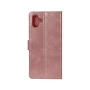 Rixus Bookcase For Samsung Galaxy A06 A065F Pink