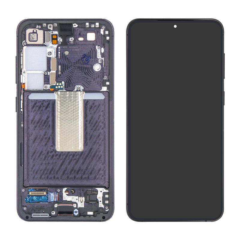 Samsung Galaxy S23 S911B Display And Digitizer With Frame Lime Service Pack