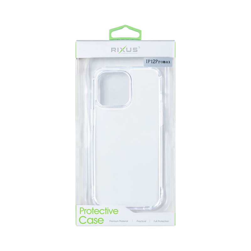 Rixus Para Funda Magnética Transparente iPhone 12 Pro Max