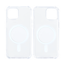 Rixus For iPhone 13 Anti-Burst Case With Magsafe Transparent
