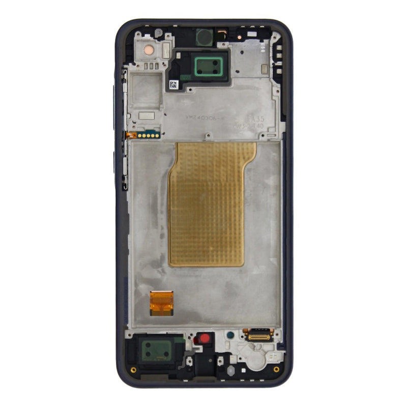 Samsung Galaxy A35 A356B Display And Digitizer With Frame Navy Service Pack