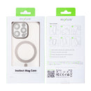 Rixus Instinct Mag Case For iPhone 13 Pro Titanium Grey