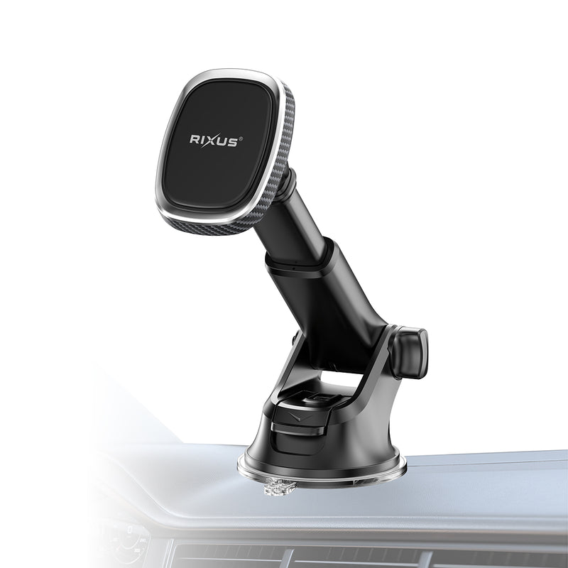 Rixus RXHM16 Support magnétique pour téléphone portable sur le tableau de bord de la voiture Noir