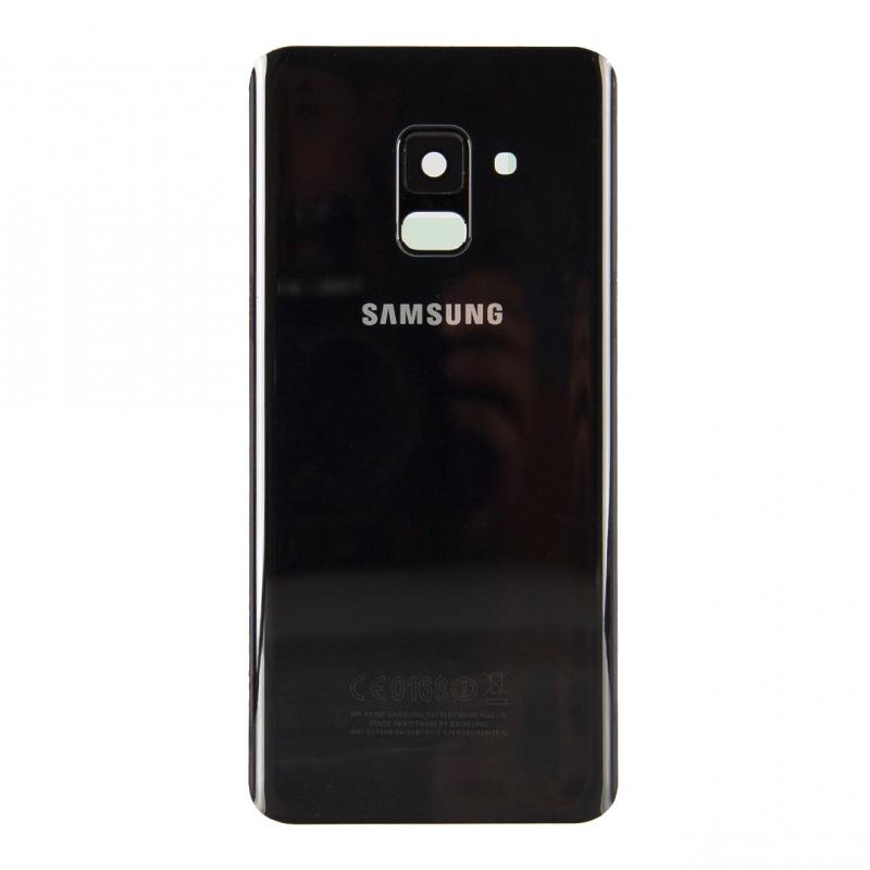 Samsung Galaxy A8 A530F (2018) Tapa Trasera Negra Con Lente (OEM)