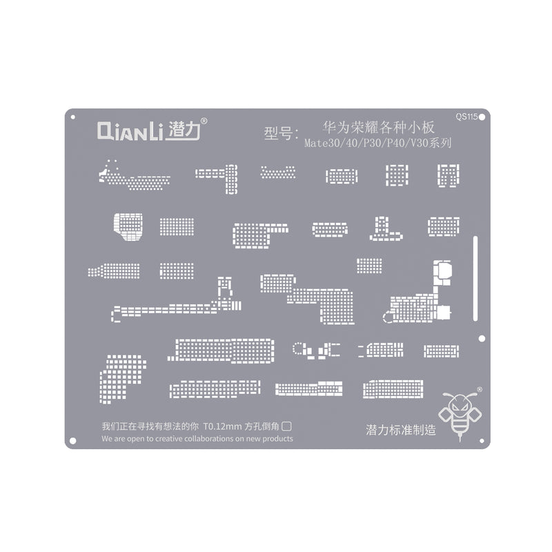 Qianli Bumblebee Stencil (QS115) For Huawei y Honor Mate