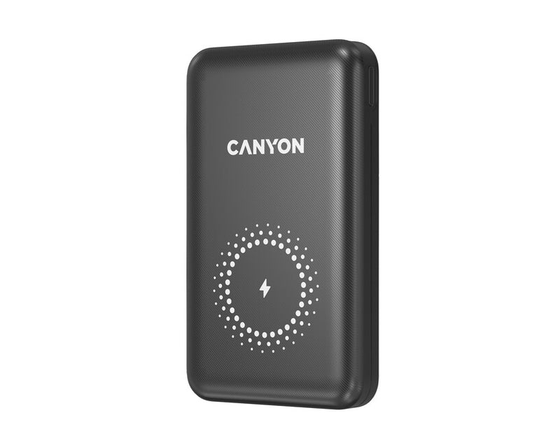 Canyon Magsafe Powerbank PB-1001 Wireless USB/USB-C 10.000 mAh Noir