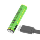 Rixus RXAA07 Rechargeable AAA Battery 880mWh With USB-C Cable 4-Pack