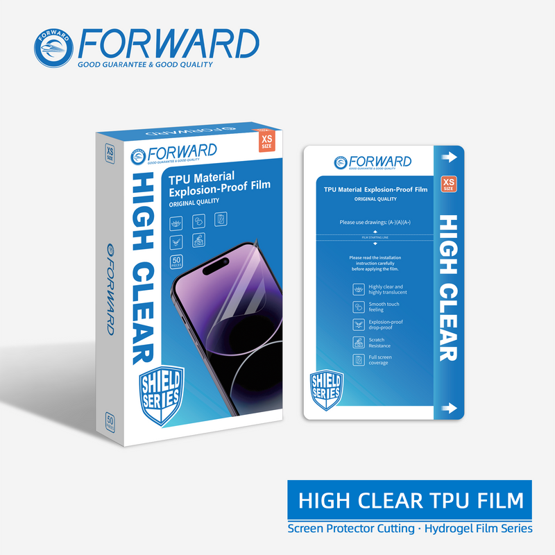 Forward Film flexible antidéflagrant transparent de 7" (XS) (50 pièces)