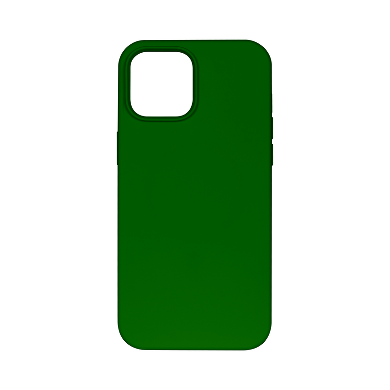 Rixus For iPhone 12 Mini Soft TPU Phone Case With MagSafe Dark Green