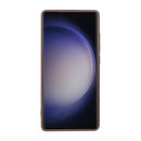 Rixus Mag Carbon With MagSafe For Samsung Galaxy S25 Ultra S938B Brown