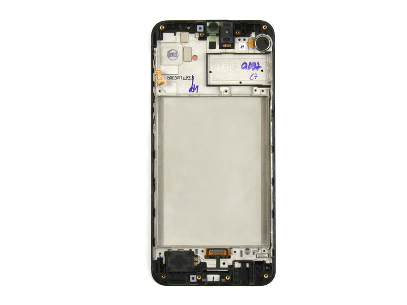 Samsung Galaxy M21 M215F Display And Digitizer With Frame Black Service Pack