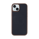 Rixus Mag Carbon With MagSafe For iPhone 15 Plus Brown