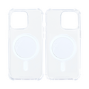 Rixus For iPhone 13 Pro Max Anti-Burst Case With Magsafe Transparent