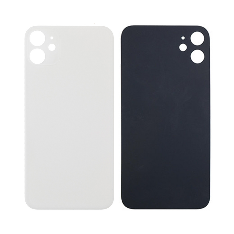 Pour iPhone 11 Extra Glass White (Cadre agrandi de l'appareil photo)