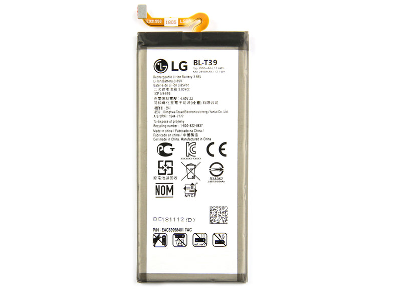 LG G7 ThinQ (G710EM), Q7 (MLQ610) Batería BL-T39 (OEM)
