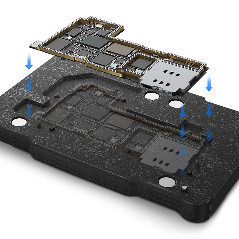 Qianli Plataforma de Reballing de Bastidor Medio Para iPhone Serie 13