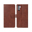 Rixus Bookcase For Samsung Galaxy S25 Plus S936B Brown