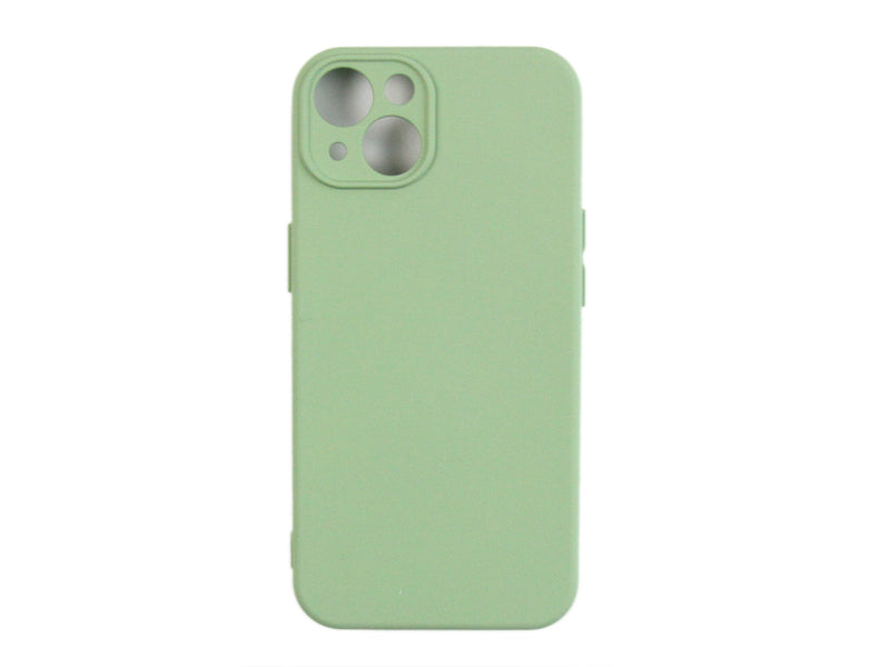 Rixus For iPhone 13 Soft TPU Phone Case Matcha