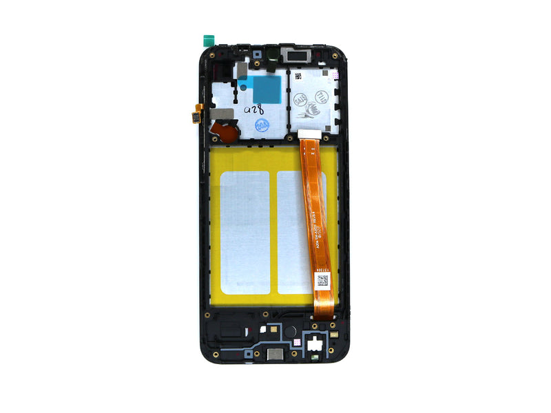 Samsung Galaxy A20e A202F Display And Digitizer With Frame Black Service Pack