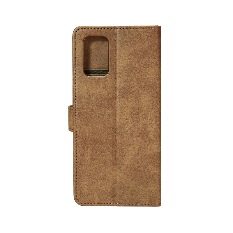 Rixus Bookcase For Samsung Galaxy A33 5G A336B Light Brown