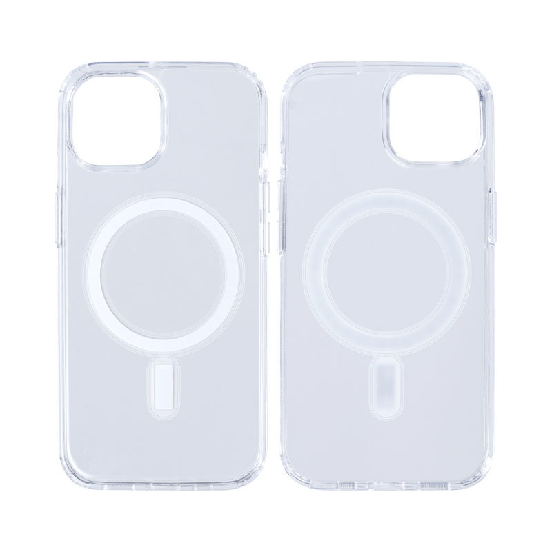 Rixus Para Funda magnética transparente iPhone 15