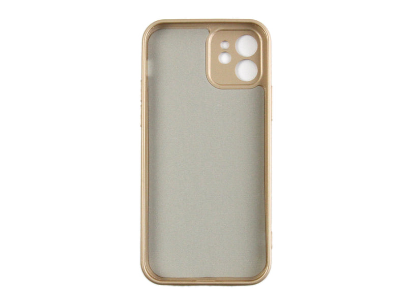 Rixus Para Funda de TPU suave para iPhone 12 Oro