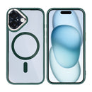 Rixus Classic 04 Case With MagSafe For iPhone 16 Dark Green