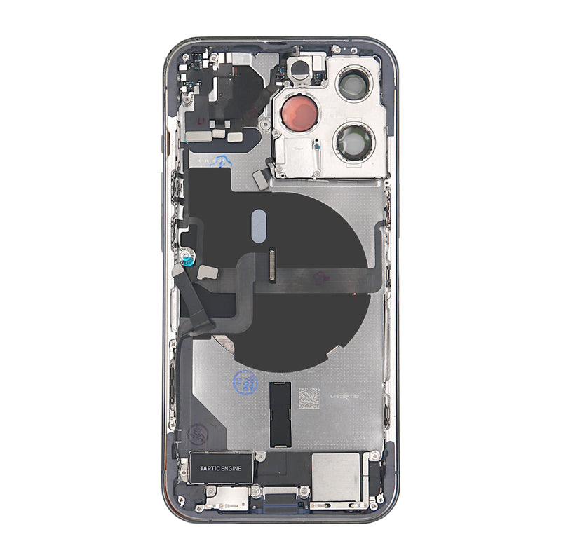 Pour iPhone 13 Pro Boîtier complet avec toutes les petites pièces sans batterie ni caméra arrière Sierra Blue