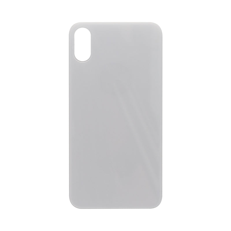 For iPhone XS Extra Glass White (Marco de la cámara ampliado)