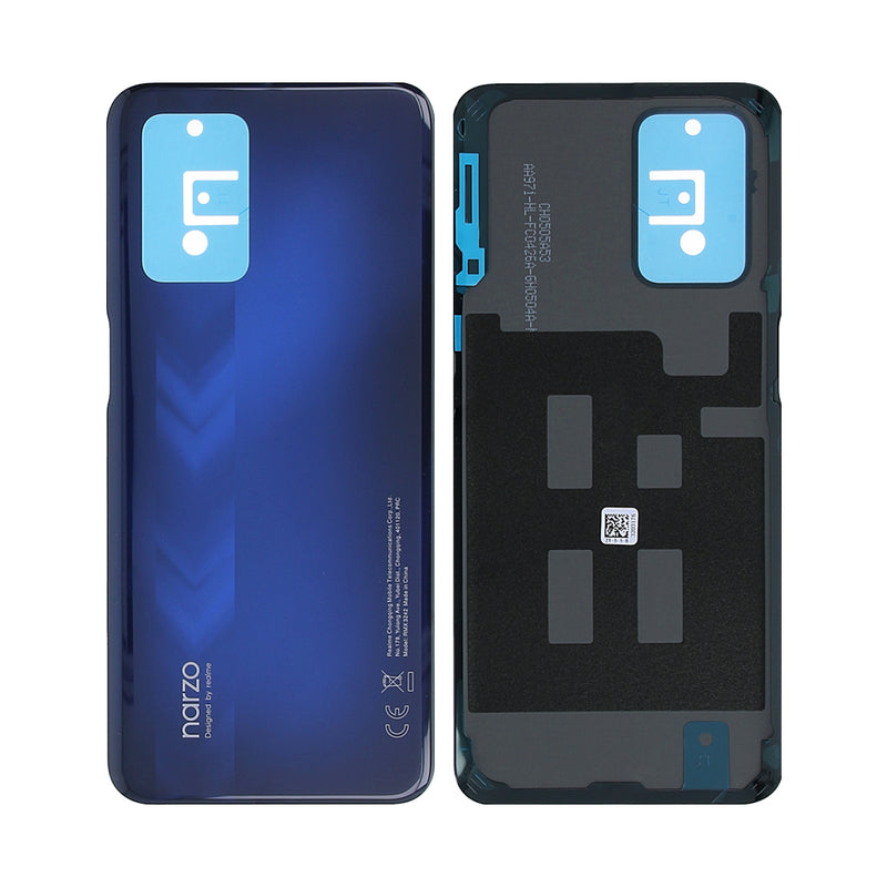 Realme Narzo 30 5G (RMX3242) Cubierta trasera Racing Azul