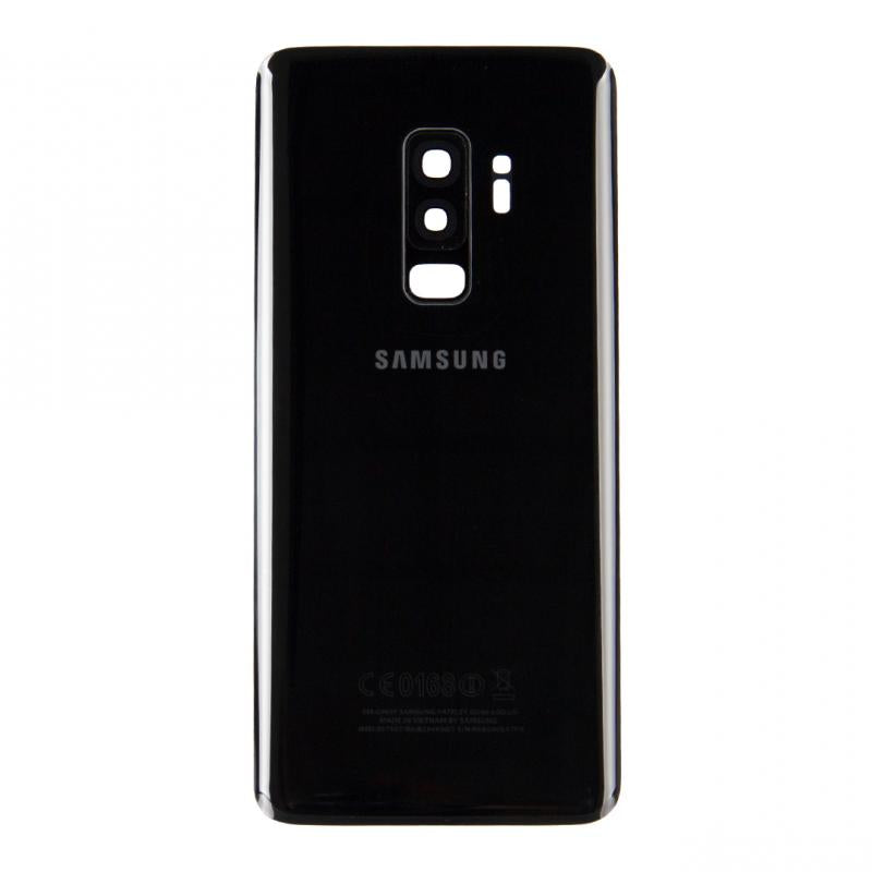 Samsung Galaxy S9 Plus G965F Tapa trasera Negro medianoche con lente (OEM)