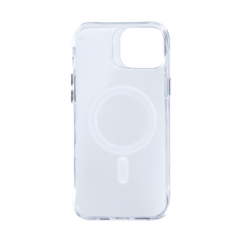 Rixus Para iPhone 14 Transparente TPU Antichoque Con MagSafe