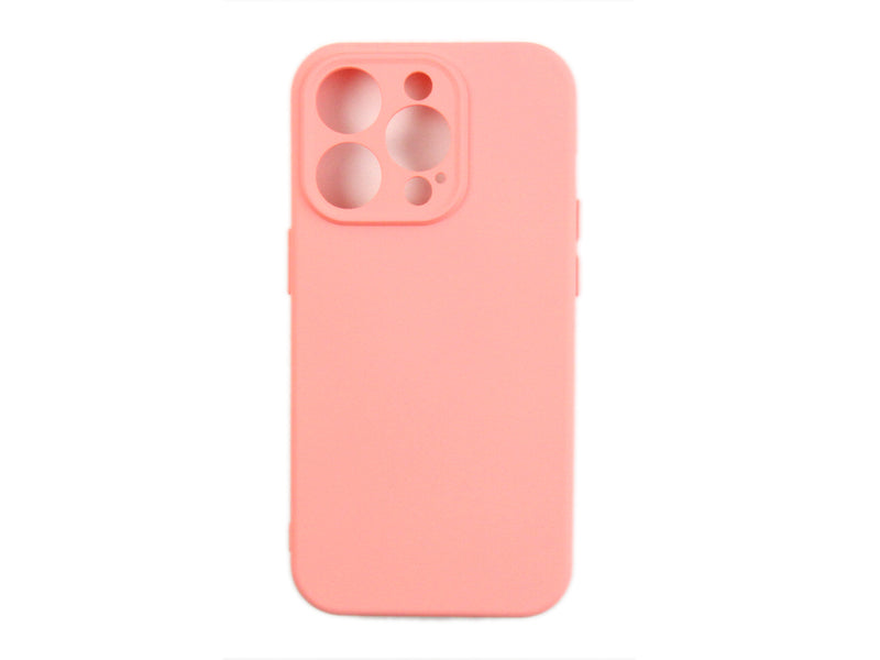 Rixus For iPhone 14 Pro Soft TPU Phone Case Pink (coque de téléphone en TPU souple)