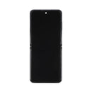 Samsung Galaxy Z Flip F700F Display And Digitizer With Frame Mirror Black Service Pack