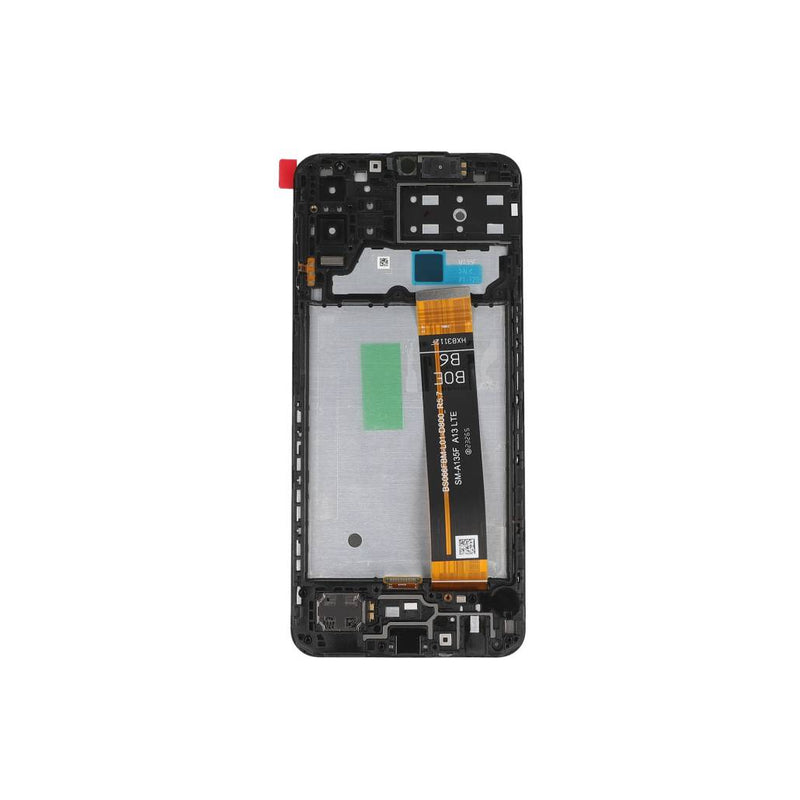 Samsung Galaxy M13 M135F Display And Digitizer With Frame Black Service Pack